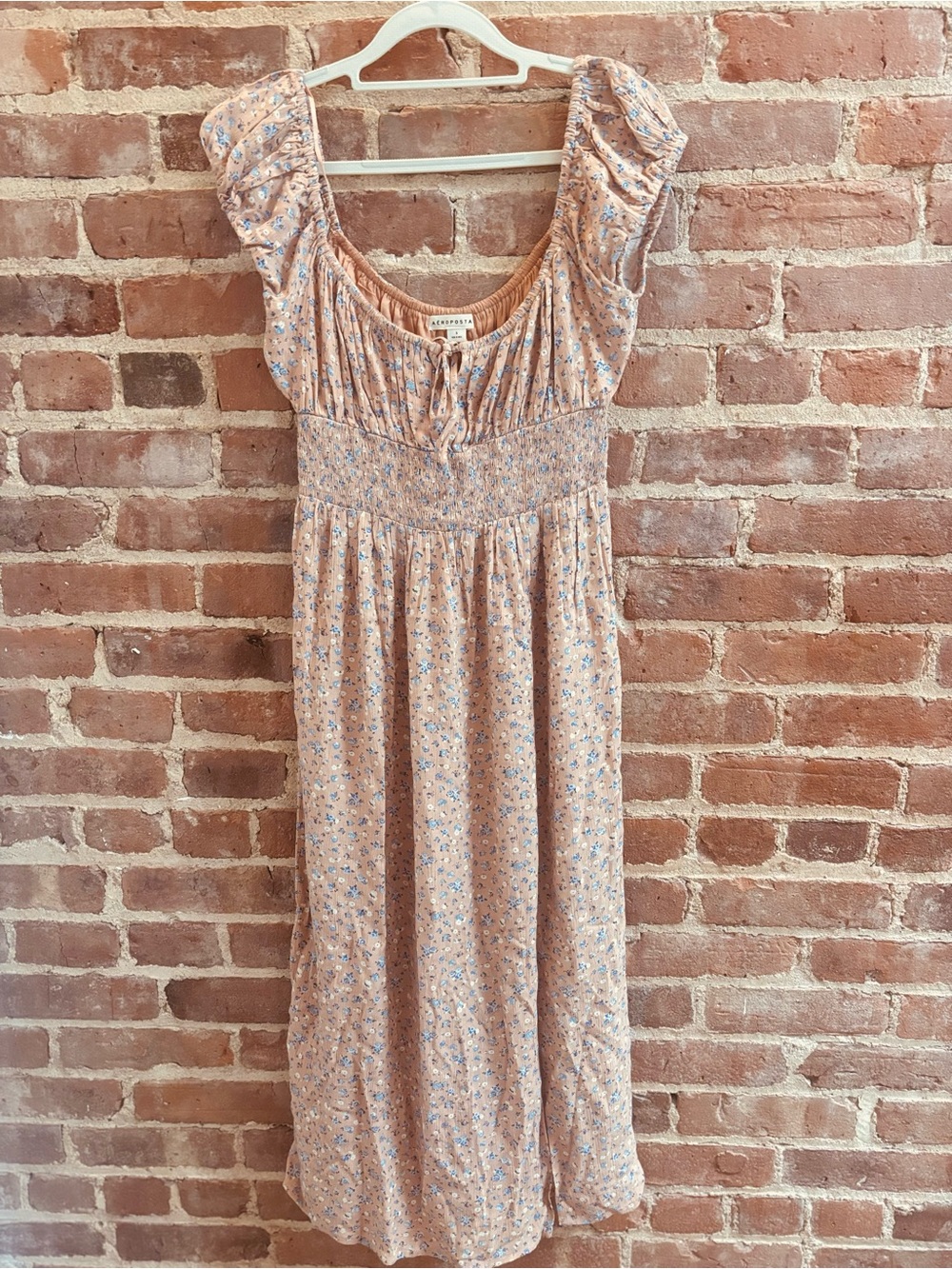 Aeropostal floral dress with side slit